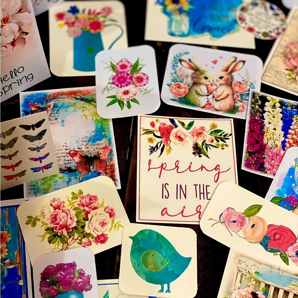 Spring Bag - Collection Of 60 Spring Mini Prints - Picture 9 of 10